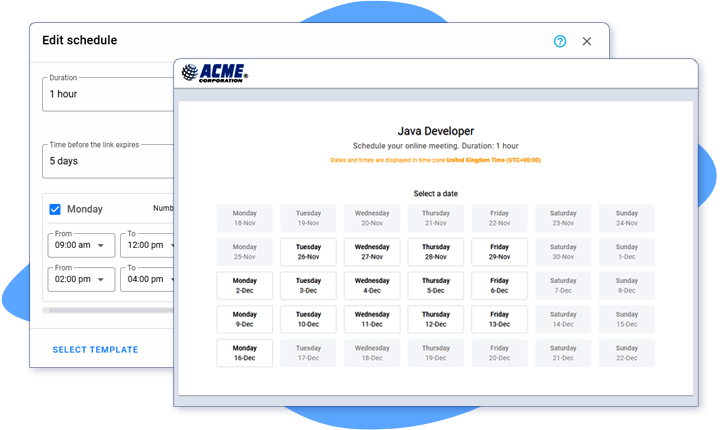 Let Candidates Choose the Best Time